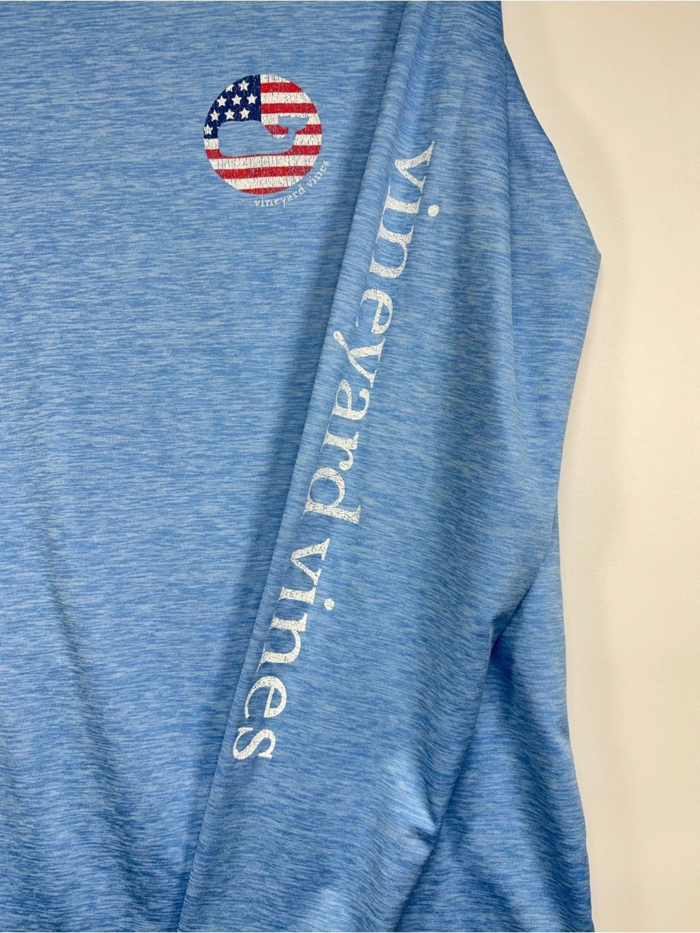 ✨Vineyard Vines Performance Long Sleeve Shirt Blue Size S - Picture 7 of 11